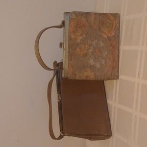 Two 1960's Dress Handbags  Theater Dress